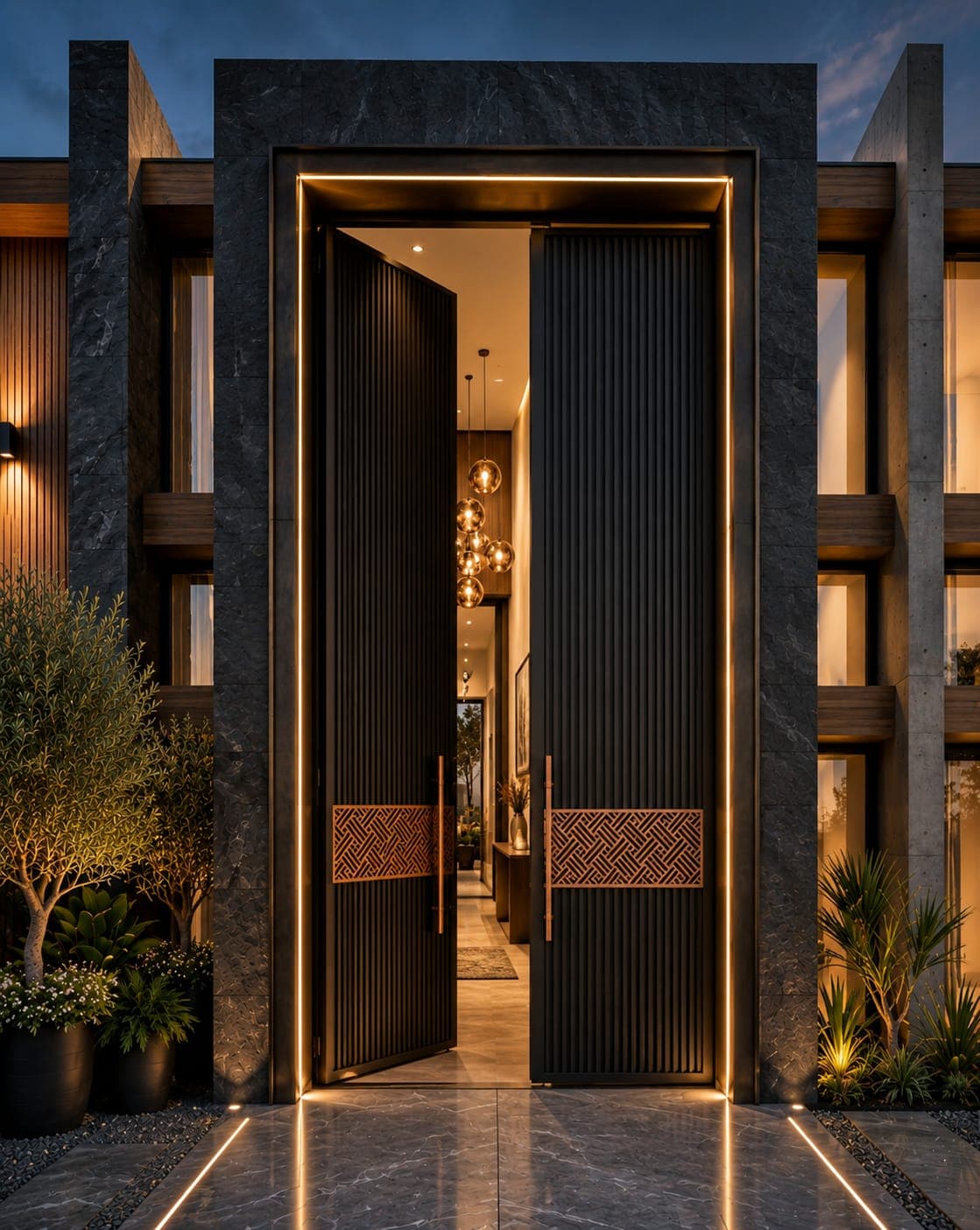 Pivot Entrance Door